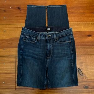 PAIGE Jeans ‘Hoxton Crop Rollup’ Sz 27 EUC